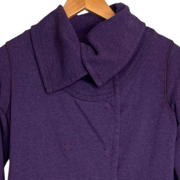 LULULEMON Gratitude Wrap Sweater Cardigan in Purple Women’s Size 4 - Picture 4 of 16